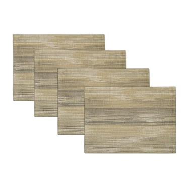 Imagem de Elrene Home Fashions Jogo americano Radcliffe Jacquard 35,5 x 50,8 cm, conjunto com 4, 35,5 x 50,8 cm, multi