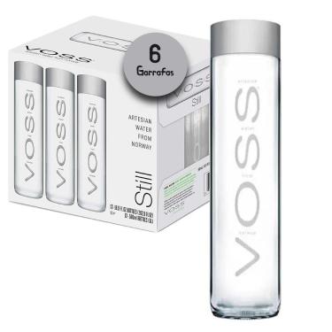 Imagem de Água Voss Sem Gas Norueguesa Vidro 800Ml  6 Garrafas 