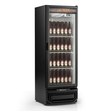 Imagem de Refrigerador de Bebidas Gelopar Vertical 410 Litros Preto 220V GRBA-400