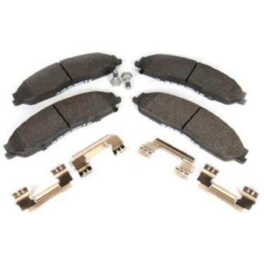 Imagem de GM Genuine Parts 171-0897 Conjunto de pastilhas de freio a disco frontal com clipes e parafusos