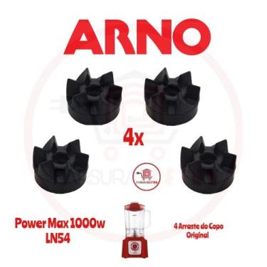 Imagem de Kit 4 Arraste Do Copo Liquidificador Arno Power Max 1000W Ln54