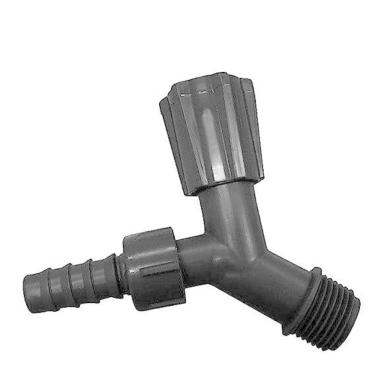 Imagem de Torneira Para Tanque E Jardim De 1/2 Com Bico 3/4 Preta