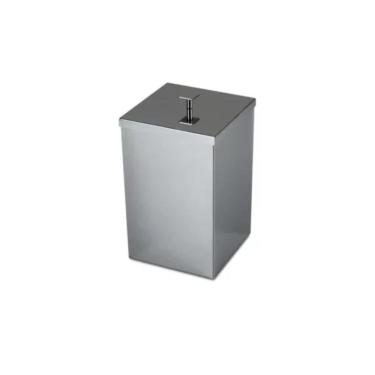 Imagem de Lixeira Rodinox Inox Polido Quadrada 7,8L