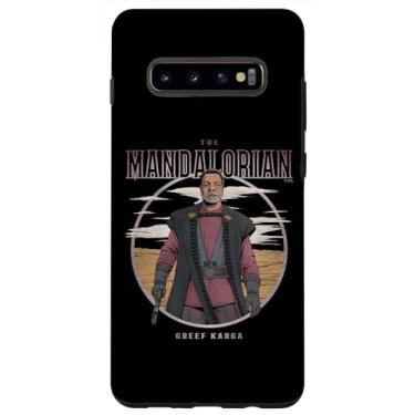 Imagem de Galaxy S10+ Star Wars: The Mandalorian Greef Karga Circle Portrait Case