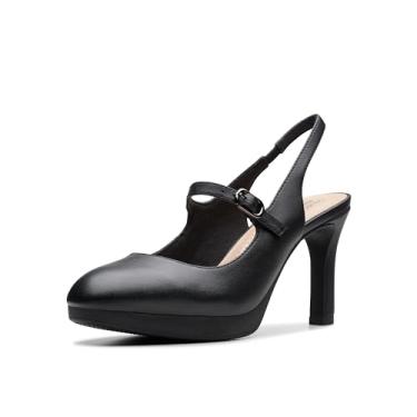 Imagem de Clarks Ambyr 2 Grace Scarpin feminino, Couro preto, 7