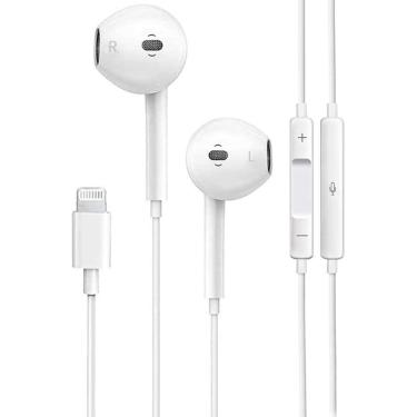 Imagem de Fones de ouvido SKYCABLE Fones de ouvido com fio com conector Lightning para