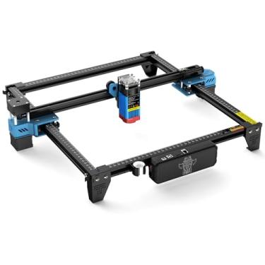 Imagem de Gravador a laser TTS 55 Pro ponto comprimido de 5,5 W máquina de cortar gravação a laser de alta velocidade de 30000 mm/min 300 x 300 mm com ponto de foco rápido linhas de escala de precisão gravado