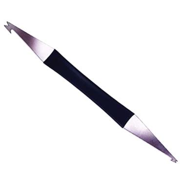 Imagem de TUOREN Ferramenta de reparo de sopro de madeira, gancho de mola de cabeça dupla para flauta de clarinete de saxofone, acessório de piccolo