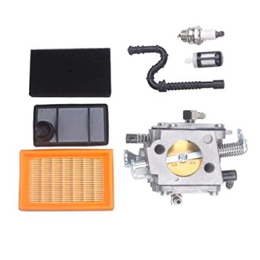 Imagem de Goodbest Novo kit de carburador com filtro de ar compatível com TS 400 TS400 Serra de corte de concreto substitui 4223 120 0652 Tillotson HS-274E