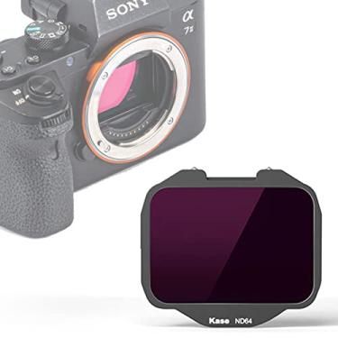 Imagem de Kase Filtro com clipe ND64 ND1.8 com 6 paradas, filtro de vidro óptico ND para câmera Sony Alpha A7/A7 II/A7 III/A7R/A7R II/A7R III/A7R IV/A7S/A7S II/A7S III/A9/A9 II/FX3