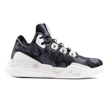 Imagem de Crossover Culture Tênis de basquete masculino Sniper – Couro de flor integral flexível e malha de ar, cano baixo, tênis de basquete masculino, Deep Space 1, 36