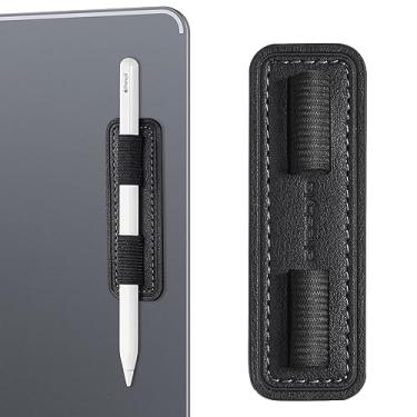 Imagem de LJFLYXRI Suporte universal para caneta Stylus, armazenamento elástico para tablets, capa de lápis, compatível com Apple Pencil 1ª/2ª/USB-C/Pro Geração e outras canetas de tamanho semelhante (preto)
