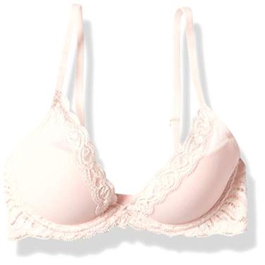 Imagem de Natori Sutiã com decote de penas, Rosa transparente, 32DD