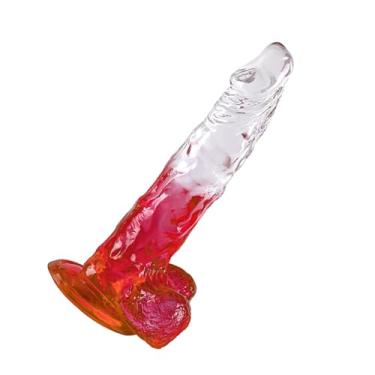 Imagem de MIFEIER Transparent Pseudopenis Sex Toy Anal Dildos Total Length 8.66 inches