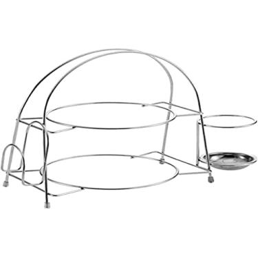 Imagem de SCHMITT PORTA PRATOS TALHERES E GUARDANAPOS ALICE CROMADO, Aramado