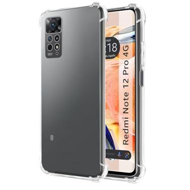 Imagem de Capa Capinha Com Bordas Anti Impacto Para Redmi Note 12 Pro 4G Tela de 6,67 Polegadas - (Bluepink)