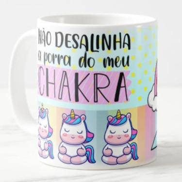 Imagem de Caneca Unicórnio Não Desalinha Meu Chakra