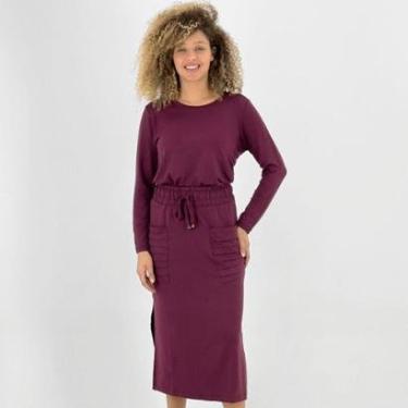 Imagem de Conjunto Dollce Moletinho Blusa Manga Longa e Saia Midi Feminino-Feminino