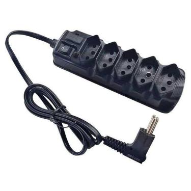 Imagem de Filtro De Linha 5 Tomadas 2p+t Preto 99 Coisas