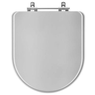 Imagem de Assento Sanitário Luna Cinza Claro para vaso Icasa