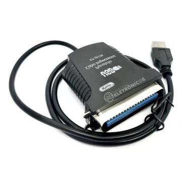 Imagem de Cabo Paralelo Usb Adaptador Impressora Femea KPAD109 - .k-nup.