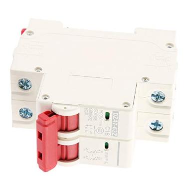 Imagem de 2P Dc 500V 16A Mini Disjuntor MCB Disjuntor de Segurança DZ47 63Z 2P Chint Disjuntor Solar 16 a Dc Cir Alta Capacidade de Interrupção de até 6kA.