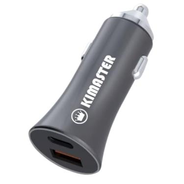 Imagem de Carregador Veicular USB-C+USB PD QC 40W CV209 Kimaster