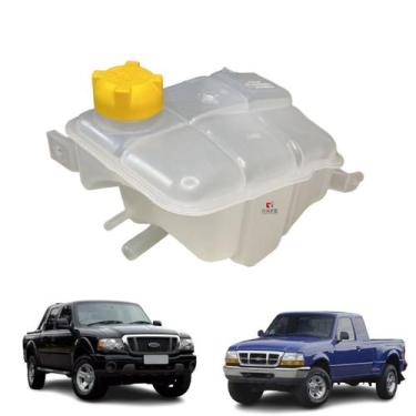 Imagem de Reservatório de água do radiador c/ tampa da ford ranger 2.5l / 2.8l /