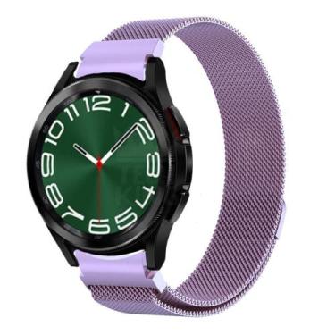 Imagem de Pulseira Com Fecho Imã Em Aço Inoxidável Para Watch6 47Mm - Tech King