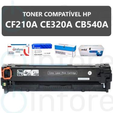 Imagem de Compatível: Toner Cf210a Ce320a Cb540a P/ Cm1415 Cp1525 Cp1215 Cp1510 