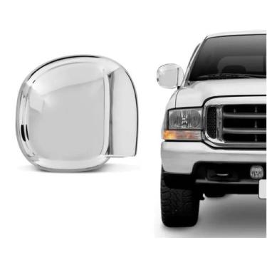 Imagem de Aplique Cromado Para Retrovisor F-250 99/11 Lado Direito - ShekParts