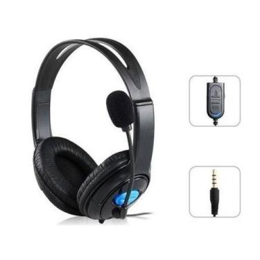 Imagem de Fone Headset Gamer Para P-4 Com Microfone Cabo P3 - Knup