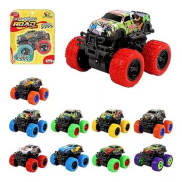 Imagem de Brinquedo Carro Monster Truck Road 4x4 Fricção Power, Colorido