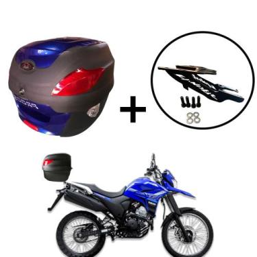 Imagem de Baú 41 litros Awaproos + Suporte Lander 250 2019+, Azul