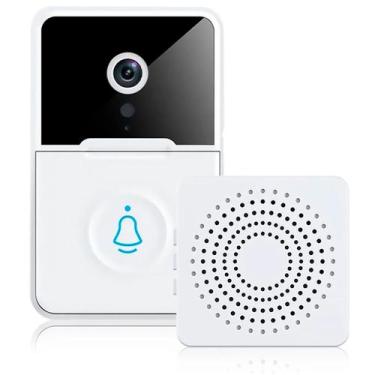 Imagem de Câmera Residencial Vídeo Áudio Casa Segurança Porta Wi-fi HD 1080P - B