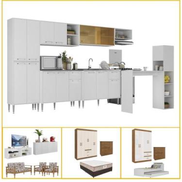 Imagem de Casa Completa Mobiliada 4 Ambientes Cozinha/Sala Estar/Quarto Casal e 