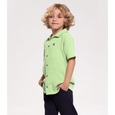 Imagem de Camisa Infantil Masculina Trick Nick Verde, 4, Verde