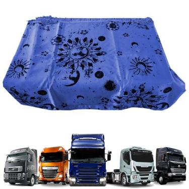 Imagem de Cortina Cetim 7 Metros Especial Sem Bando - Azul - TWT