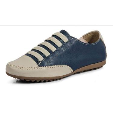 Imagem de Sapatênis feminino nude bege confort de couro - Izabella Araújo, Marin