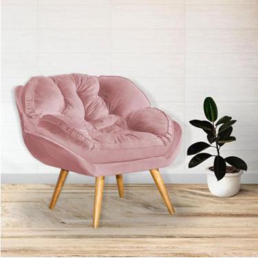 Imagem de Poltrona Decorativa Sala Escritório Flórida Luxo Recepção - CASA FRANS