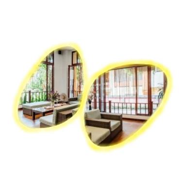 Imagem de Espelhos Com Led Branco Quente 80cm Decorativo Escritório - V.A Decor