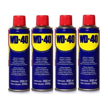 Imagem de Kit Spray AntiFerrugem WD40 Lubrificante Desengripante Multi Uso 300ML