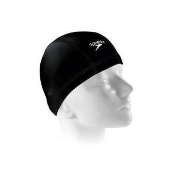 Imagem de Touca de Natação Speedo de Tecido Xtrafit Cap, Preto