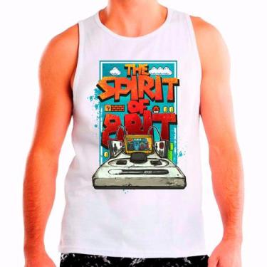 Imagem de Regata Masculina Branca Carro video games jogos Anos90 - DESIGN CAMISE