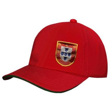 Imagem de Boné Portugal 1960 Liga Retrô  Vermelho