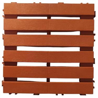 Imagem de Kit 13 Decks Plástico Modular Encaixe Modular Piscina Sacada - WNU MOD