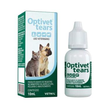 Imagem de Medicamento Optivet Tears 10ml Vetnil para Cães e Gatos