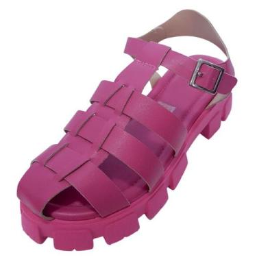 Imagem de Sandália Pescador Fisherman com Solado Tratorado - Pink - Glamour Pink