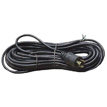 Imagem de CEP Construction Electrical Products Cabo de alimentação preto 15165 50 pés 16 bitolas 3 fios 20 Amp