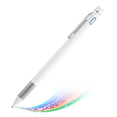 Imagem de Caneta Stylus para lápis Samsung Galaxy S24 Ultra S23 S22 S21, caneta Stylus digital ativa com ponta ultrafina de 1,5 mm para Samsung Galaxy S24 Ultra S23 S22 S21, branca